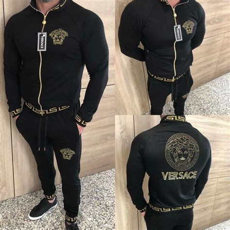 versace tracksuit mens with shoes|versace tracksuit men's sale.